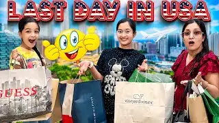 LAST DAY IN USA 😭🇺🇸 | Last Minute Shopping 🛍️ | Cute Sisters