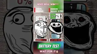 🔥Pixel 10 Pro vs Honor Magic 8 Pro battery test🔋⚡ #tech