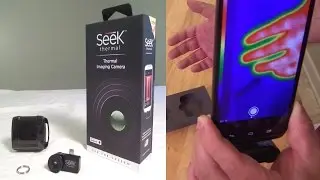 Unboxing and overview of the Seek Compact Thermal Imaging Device for Android