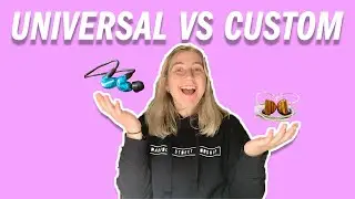 UNIVERSAL VS CUSTOM IN EAR MONITORS // VLOG 3