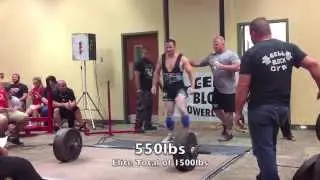 SPF Tennessee Pro/Am 1500lbs Elite Total @ 198lbs