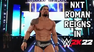WWE 2K22: How to Play as Retro Roman Reigns (NXT 2012 Version)