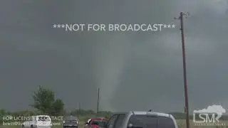 05-22-19 Okemah, OK Violent Damaging Tornado Close Range