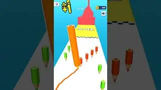 Colour pencil run game play in poki games