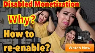 Youtube Monetization Disabled 2019 | Problem Solved