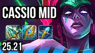 CASSIOPEIA vs AHRI (MID) | 8/3/13, 600+ games | EUW Master | 25.21
