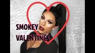 VALENTINES BLACK SMOKEY EYE DRAG TUTORIAL Step By Step | Paige Three
