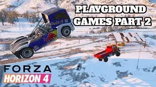 forza horizon 4 playground games part 2 with JDFLYER AND FRIENDS