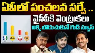 ఏపీలో సంచలన సర్వే .. | Latest Survey on AP Politics | TDP | Janasena | YSRCP | YS Jagan