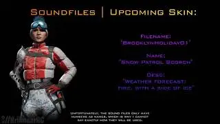 Snow Patrol Scorch | Skin Soundfiles | #RogueCompany