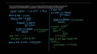Back Titration_ Determining the percentage purity of calcium carbonate