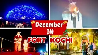 December in Fort kochi | Fort Kochi Christmas Tree🎄 | New Year Celebration 2025 | Jasmin Nooruniza