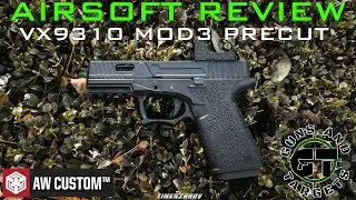Airsoft Review #99 AW Custom VX9310 Mod3 Precut Black Gaz Blowback (GUNS AND TARGETS) [FR]