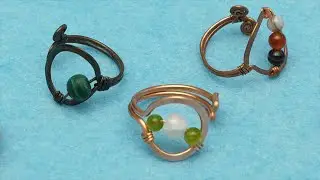 Come realizzare un Anello in Rame con pietre colorate