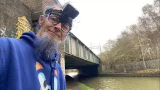Return to train crash bridge magnet fishing cleaning the waterways