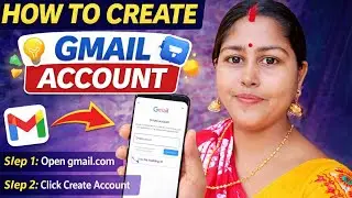 How To Create Gmail Account Step By Step Process । New Gmail Account Create 2026