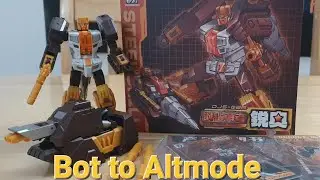 BOT TO ALTMODE : #craftsmantoys DSJ-02A Steel Drill (NOSECONE)