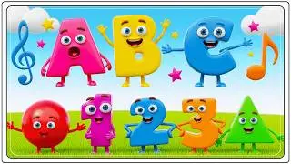 Preschool Learning activities for 3 year olds at home | Learn ABC Phonics Shapes Numbers Colors 🌈