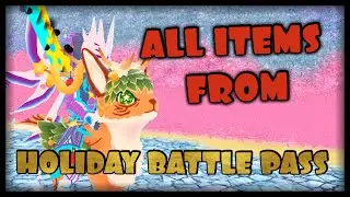 All Items/ Ranks From The Holiday Battle Pass in World Zero on Roblox