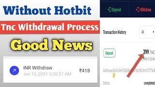 🥇 Without Hotbit TNC Withdrawal Process Full details Real research App