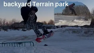 Building A Terrain Park ￼￼ in the backyard ￼