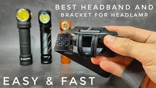 [Sharing Experience] Best Headband and Bracket for L-Shaped Headlamp