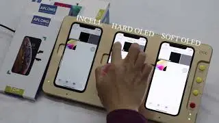 A compara&ccedil;&atilde;o INCELL vs OLED Hard vs OLED Soft screen of iPhone X