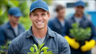This magnificent team with their garden routine