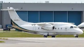 Ultimate Air Shuttle Dornier 328JET (J328) landing & departing Montreal (YUL/CYUL)