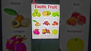 Exotic Fruit Vedeshi fal #english #education #education #fruit #reels #shorts