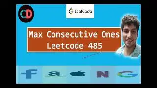 Max Consecutive Ones | Leetcode 485 | LIve coding session 🔥🔥🔥