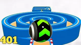 Sky Rolling Ball 3D Gameplay Speedrun Level 401