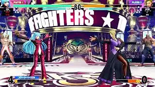 The King of Fighters XV - Angel-Sylvie-Kula vs. Mature-K'-Kyo 1