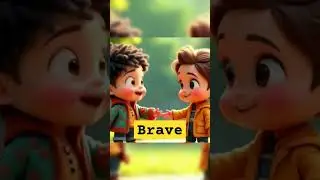 BRAVE. #kidinspiration #toddlerlearning #brave #learning #kids #abcd