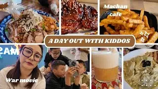 Chowrasta / Machan cafe darjeeling/war movie/ day with kids/ darjeeling vlogger/Tibetan vlogger