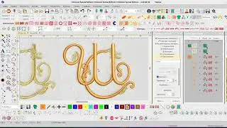 Отрисовка по вышивке в Wilcom e4.2 / Digitizing from an Embroidery Sample in Wilcom e4.2