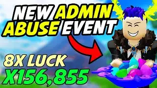I got x156,855 LUCK from NEW ADMIN ABUSE in Prospecting! (Roblox)