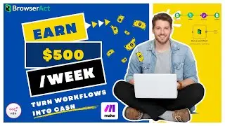 Turn Make & n8n Workflows into PASSIVE INCOME | BrowserAct Creator Tutorial