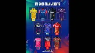 IPL 2025 NEW TEAM JERSEY🏆🇮🇳👕|#ipl|#cricket|#mi|#csk|#rcb|#kkr|#srh|#dc|#gt|#rr|#lsg|#pbks|#jersey