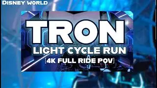 TRON LIGHTCYCLE RUN/ 4k Full Ride POV / filmed with GoPro 12