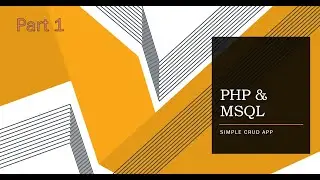PHP MYSQL Part 1