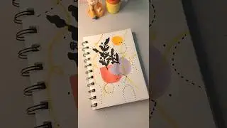 canvas painting easy boho art🧡🥰#boho #shortsfeed #painting