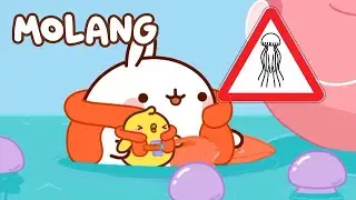 DANGER in the Sea 🌊 MOLANG and Piu Piu | Funny Cartoons for Kids | Compilation