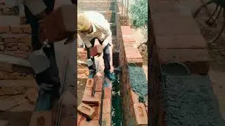 fast brick work #viral #brickbuilder