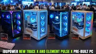 iBuyPower New Trace X And Element Pulse X Pre-Built PCs And Cases Launched At CES 2026