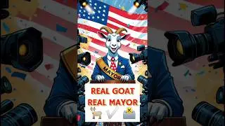 A GOAT Was Elected Mayor in the U.S. 😳 #weirdfacts #lookmantv #shorts