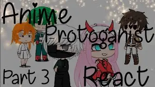 Anime protagonist react to their amv||Part 3||Lazy||Credits in description