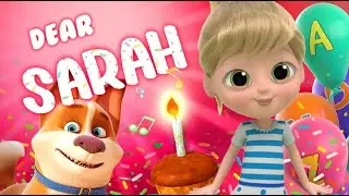 🥰Happy Birthday dear Sarah | Fun Birthday song | Happy Birthday Song for Kids