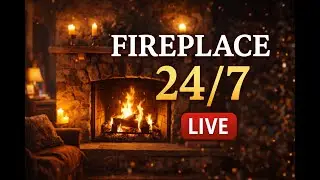 🔥 Fireplace Ambience &ndash; Deep Relaxation & Inner Peace | LIVE