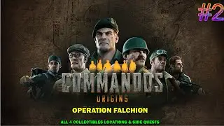 Commandos: Origins walkthrough #2 - Operation Falchion Veteran mode - All 4 collectible & side quest